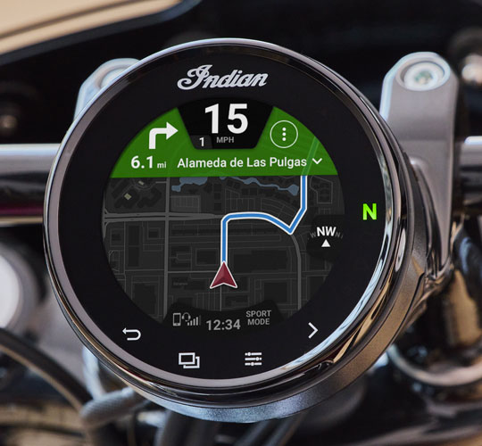 4-tommers berøringsskjerm